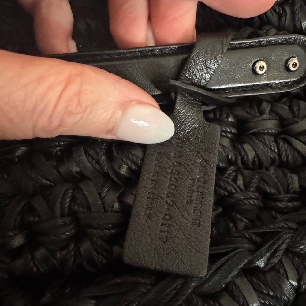 Saint Laurent Raffia Jodie Crossbodybag - Picture 5 of 6